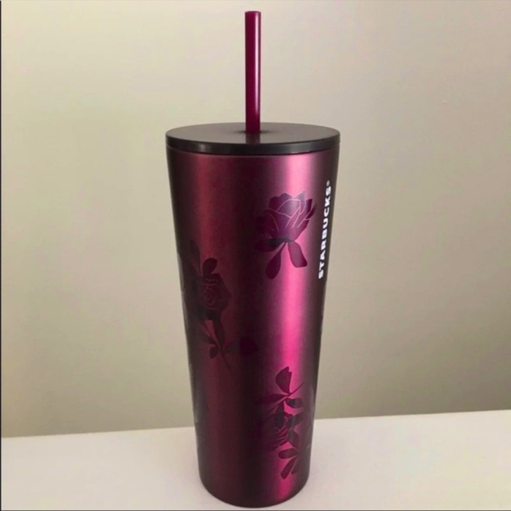 Limited Edition Floral Plum Tumbler